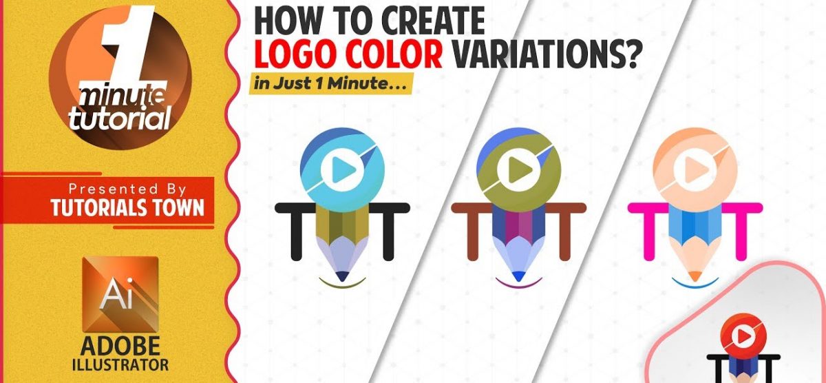 Make Logo Color Variation in Adobe Illustrator | 1 Minute Video