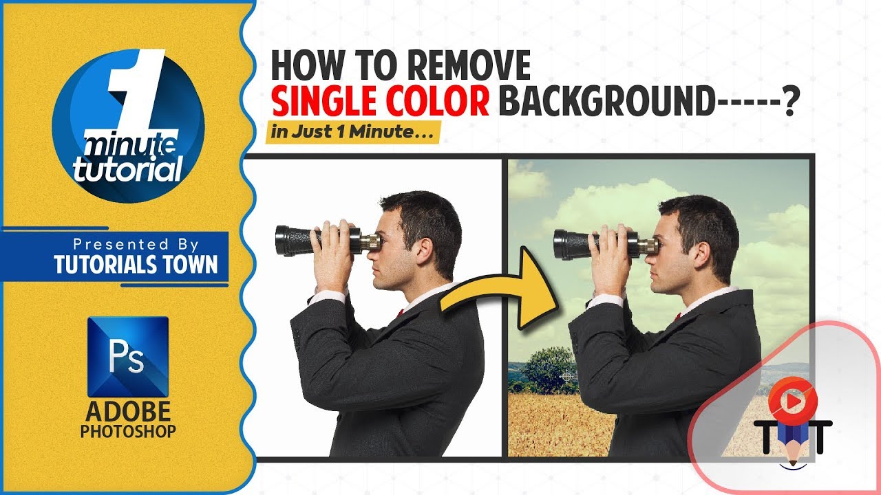 How to Remove Background in Photoshop | 1 Minute Video