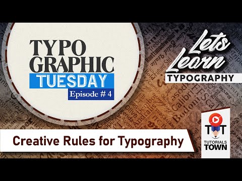 Creative Typographic Rules | Ep#4 | اردو / हिंदी