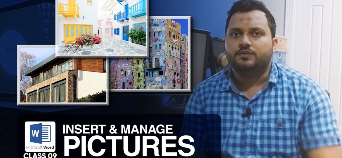 Insert & Managing Pictures | Class 9 | Microsoft Word Complete Training Course | اردو / हिंदी