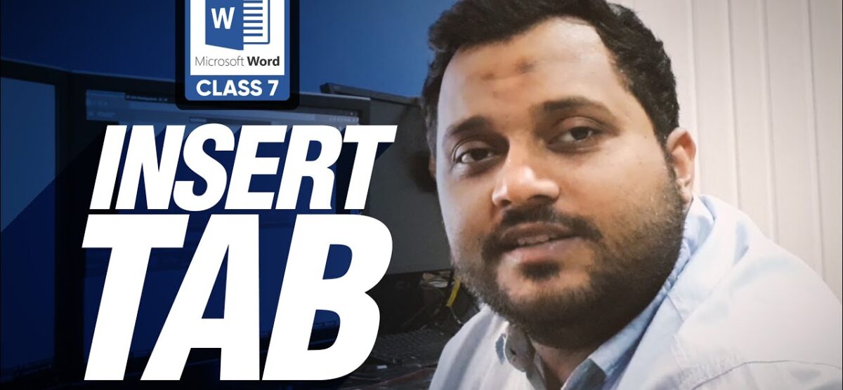 Insert Tab | Class 7 | Microsoft Word Complete Training Course | اردو / हिंदी