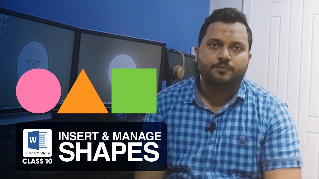 Insert & Manage Shapes | Class 10 | Microsoft Word Complete Training Course | اردو / हिंदी