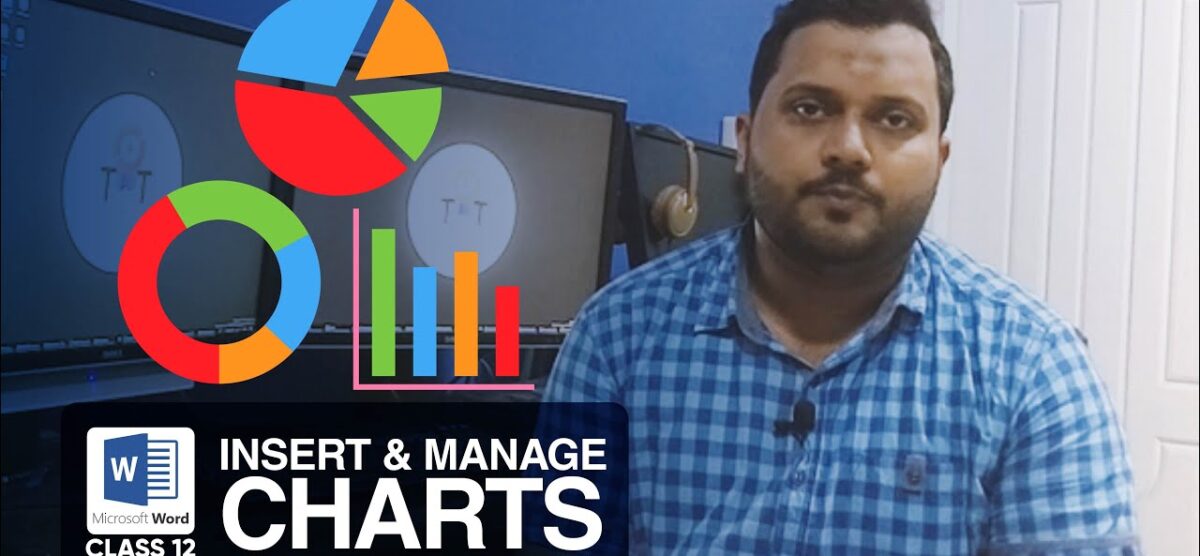 Insert Charts | Class 12 | Microsoft Word Complete Training Course | اردو / हिंदी