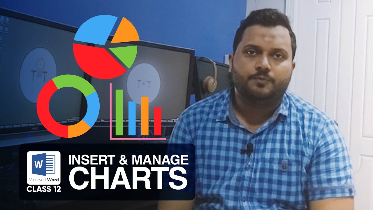 Insert Charts | Class 12 | Microsoft Word Complete Training Course | اردو / हिंदी