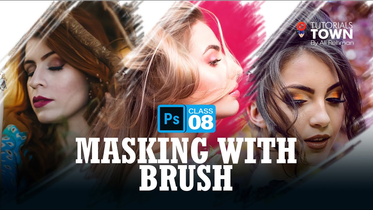 Using Layer Mask with Brushes | Class 08 | Photoshop Training