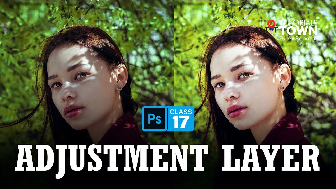 Adjustment Layers | Brightness & Contrast | Class 17 | Photoshop Training