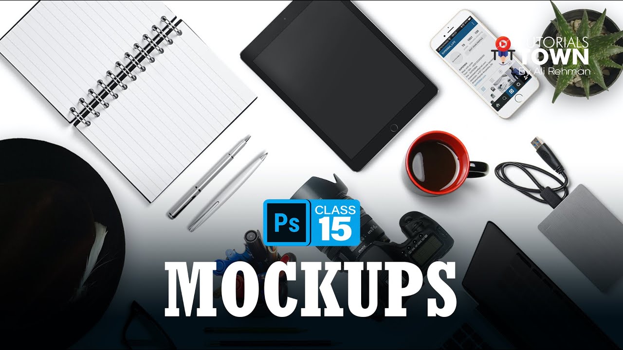 Creating Dynamic Mockups using Smart Objects | Class 15 | Photoshop Training