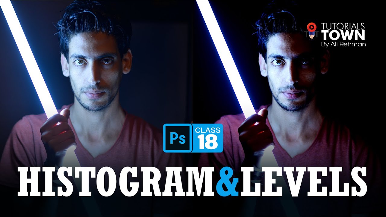 Histogram | Levels | Adjustment Layers | Class 18 | Photoshop Training