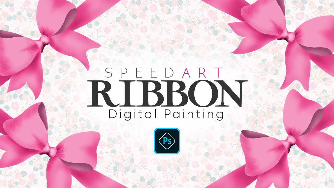 Ribbon Digital Painting | Speed Art Photoshop