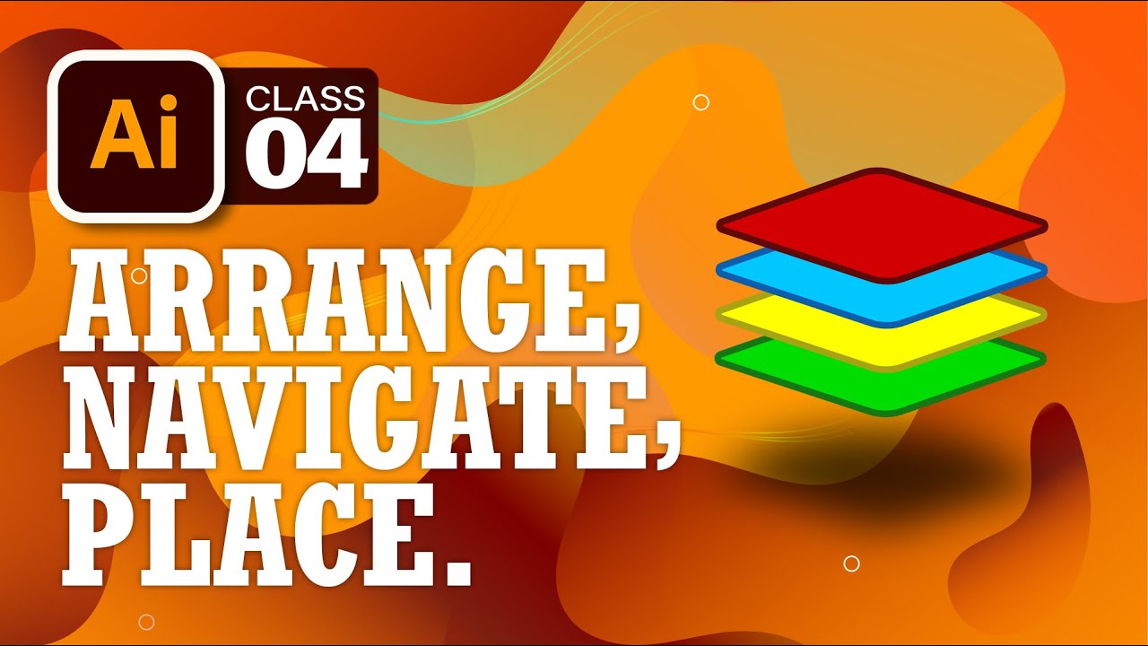 Arrange, Navigate, Place | #04 | Adobe Illustrator Training Urdu/Hindi by Ali Rehman