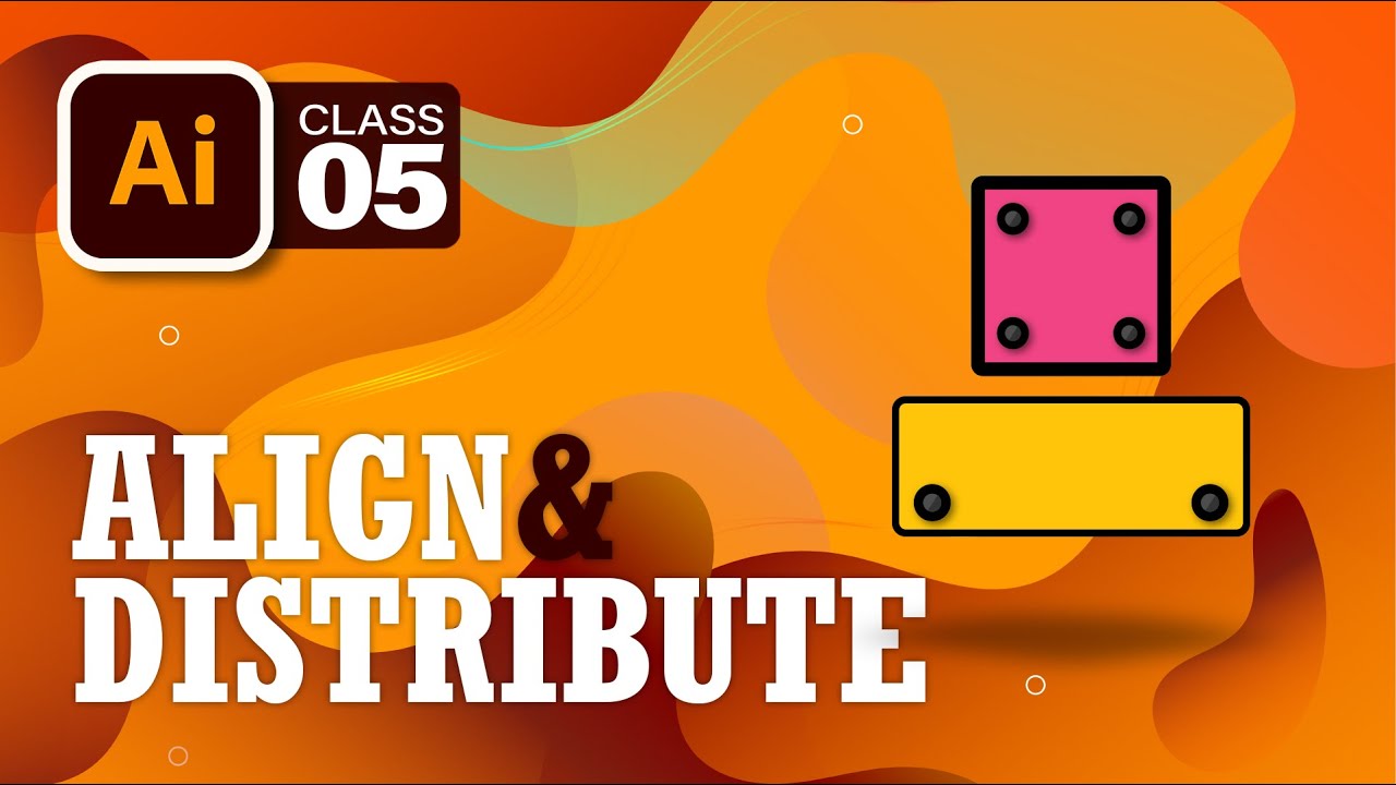 Align & Distribute | #05 | Adobe Illustrator Training Urdu/Hindi by Ali Rehman