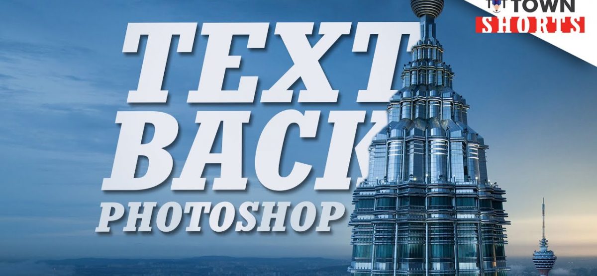 Text Back Effect in Photoshop | #Shorts by Tutorials Town