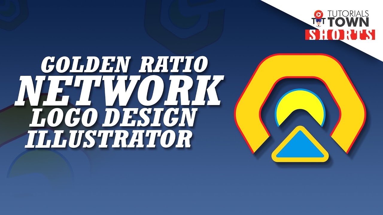 Golden Ratio Network – Logo Design | #Shorts by Tutorials Town