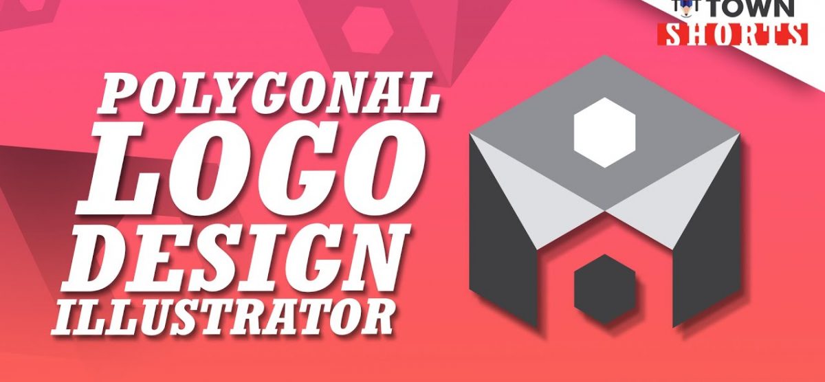 Polygonal Logo Design | Shorts by Tutorials Town