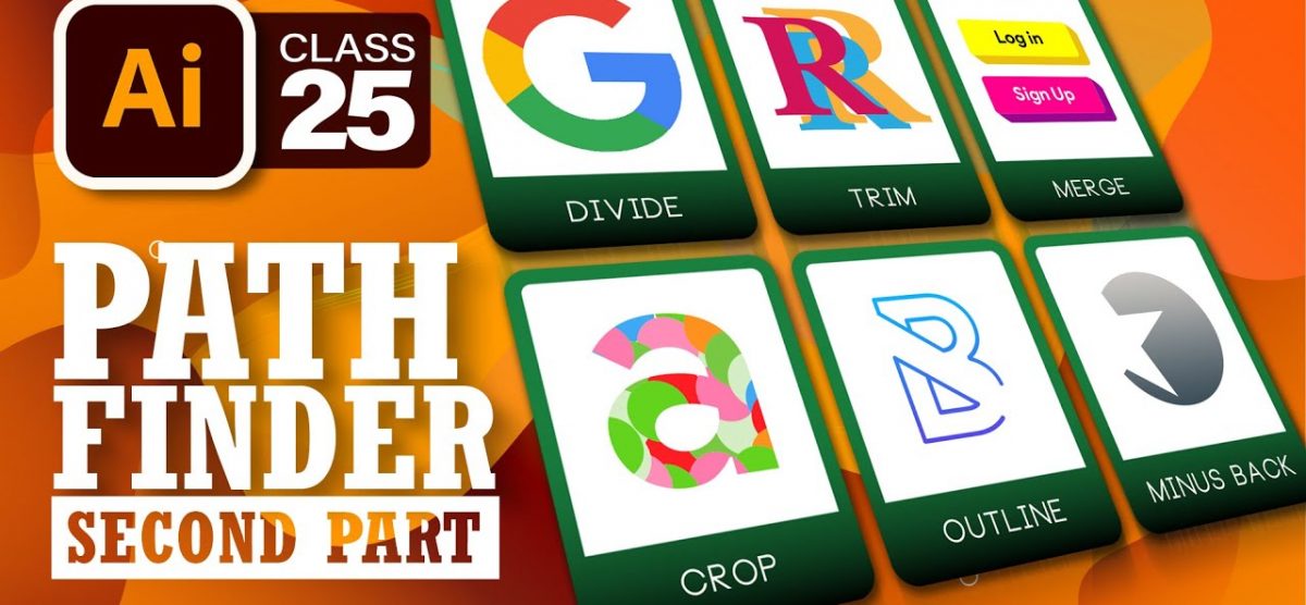 Pathfinder Panel (Part 2) | #25 | Adobe Illustrator Training Urdu/Hindi by Ali Rehman