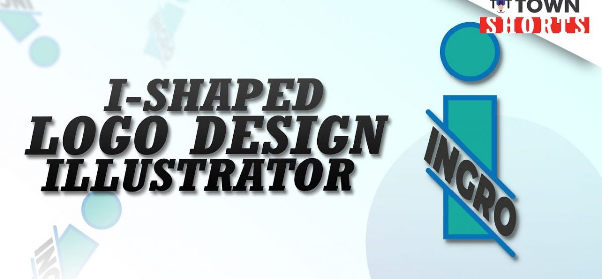 i-logo Design | #Shorts | Tutorials Town