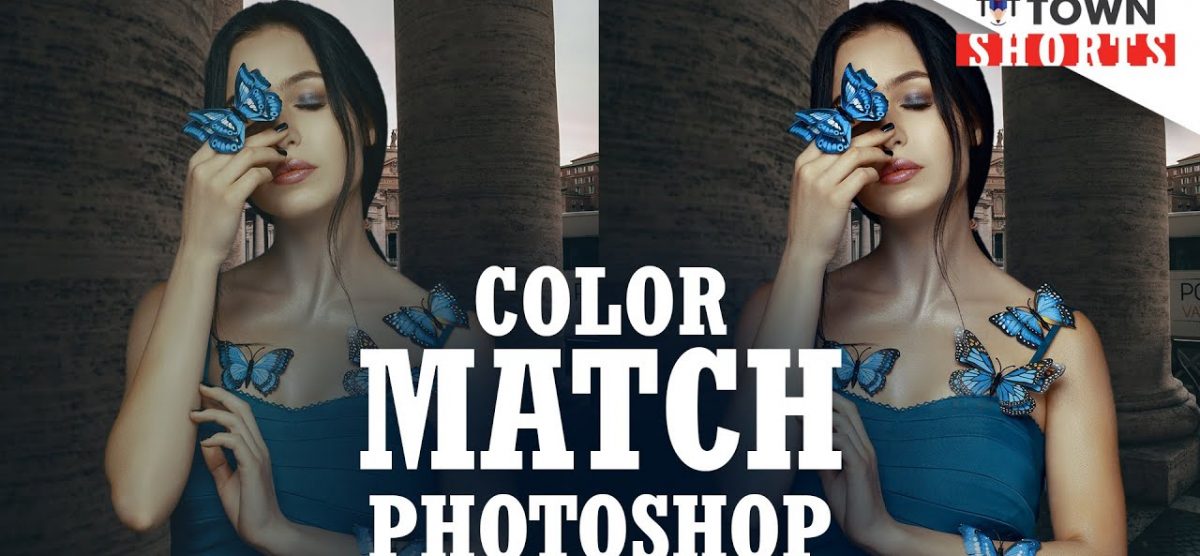 Color Match with Background | Adobe Photoshop | #Shorts