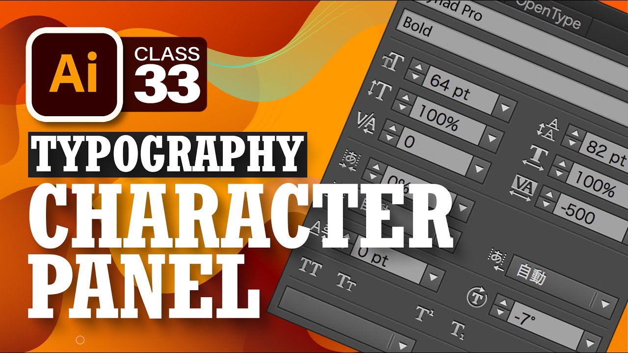 Character Settings | #33 | Adobe Illustrator Training Urdu/Hindi