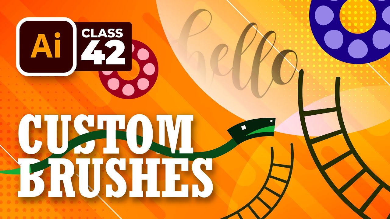 Create Custom Brushes in Adobe Illustrator | #42 | Urdu/Hindi