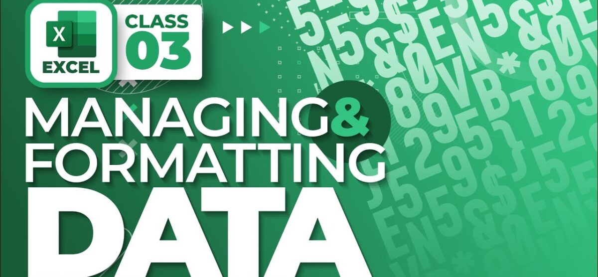 Managing & Formatting Data | #03 | Excel Complete Training | اردو / हिंदी`