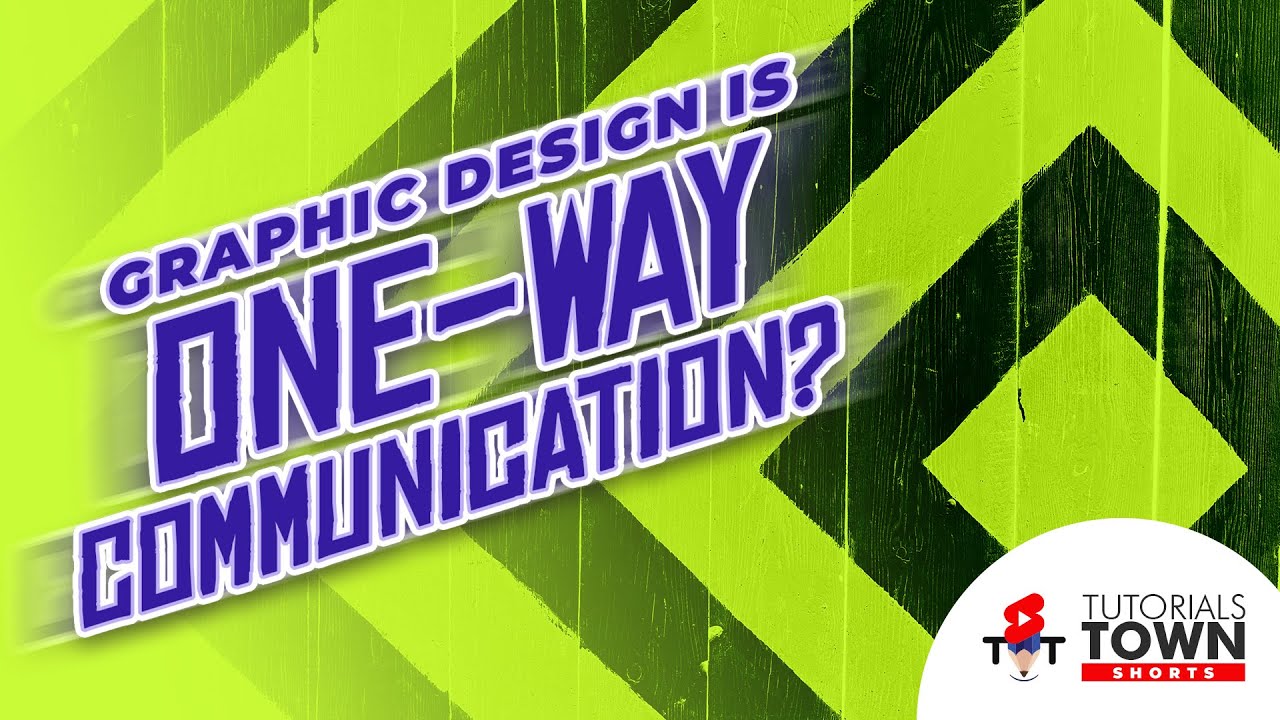 Graphics Designing is One-Way Communication? | #Shorts | Tutorials Town