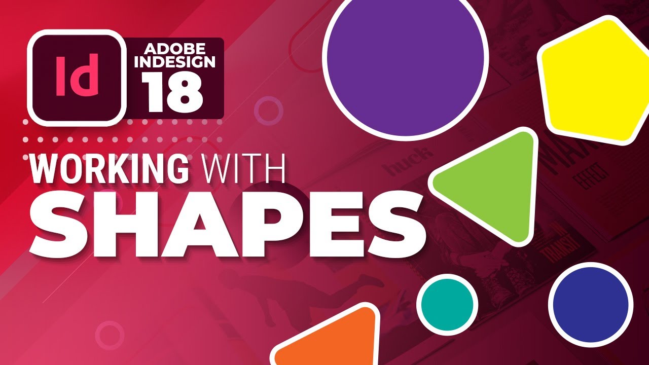 How to Use Shapes in Adobe InDesign to Create Compelling Layouts and Graphics | #18 | اردو / हिंदी`