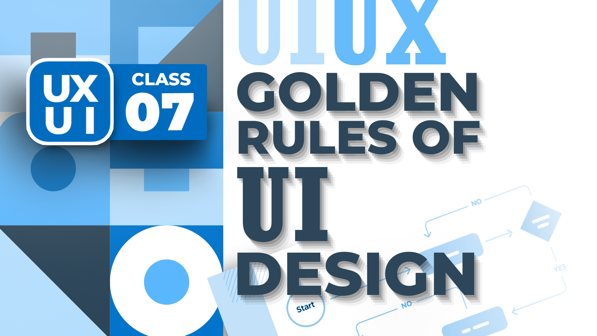 Mastering UI Design: Golden Rules and Essential Principles | Class 07 | Urdu / Hindi