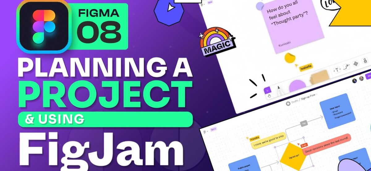 Planning a UI Project: Creating Web & App Flowcharts with FigJam | Class 08 | Urdu / Hindi