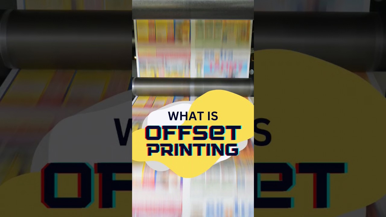 What is Offset Printing? #printing #tutorial #town