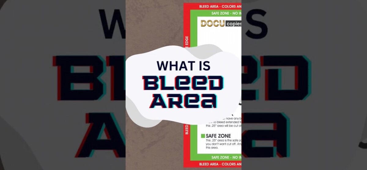 What is the Bleed Area? #shorts #printing