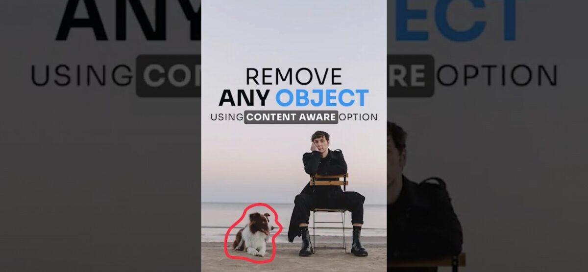 Remove any object from the picture. #tutorial #shorts #photoshop